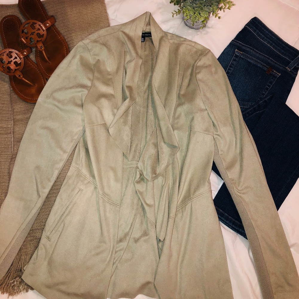 Saks Fifth Avenue Faux Suede Blazer
